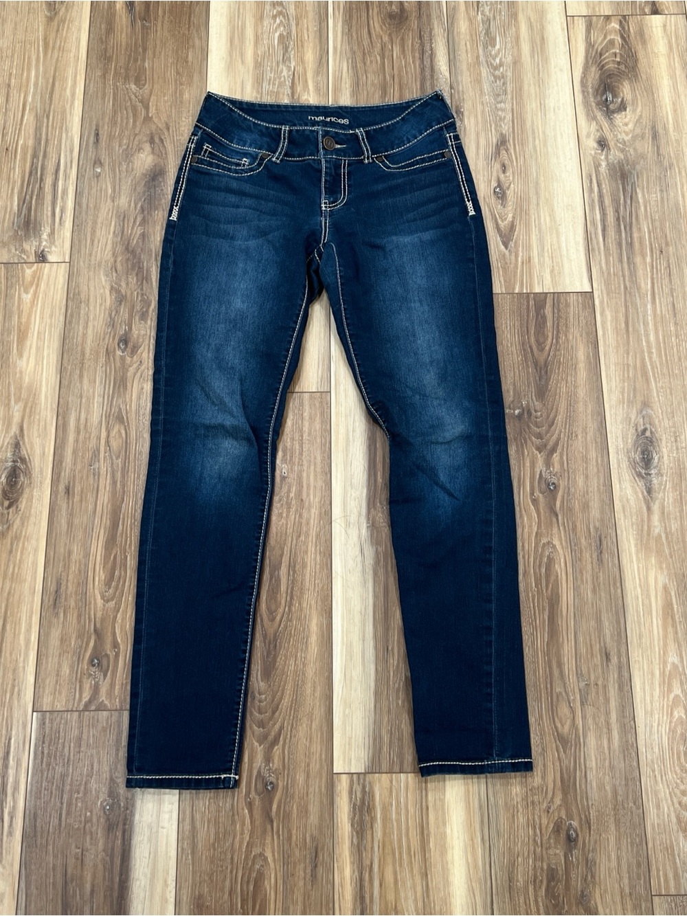 Maurices Indigo Stretch Skinny Jeans